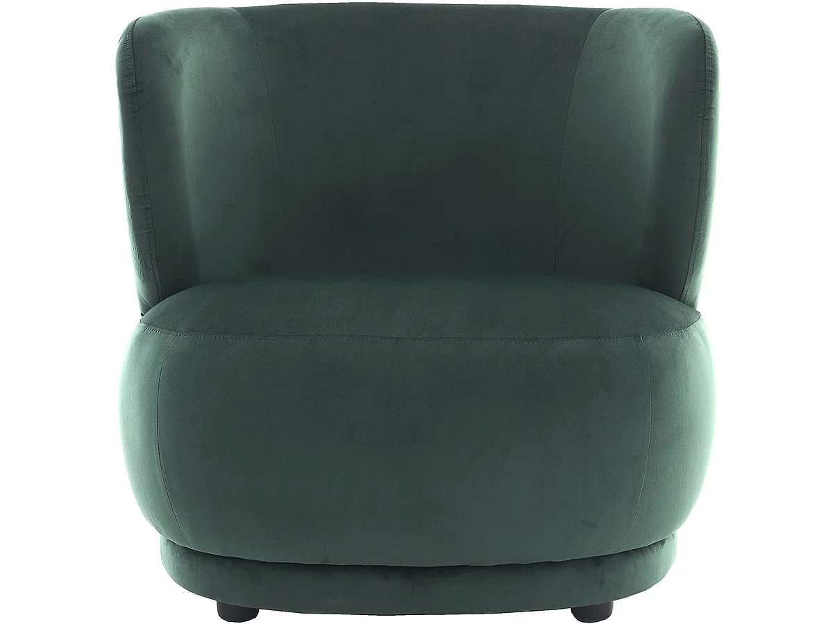 Fauteuil en velours vert - Ester