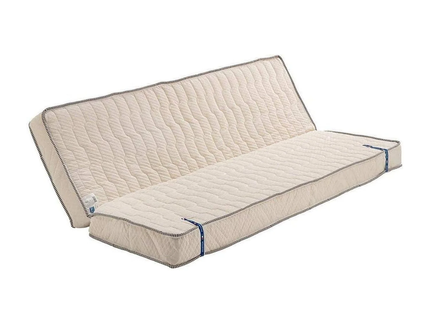 Provence Literie Matelas 130x190 cm Ferme pour Tous Clic Clac + Alese x 16 cm Ressorts Premium + memoire de Forme - Dim