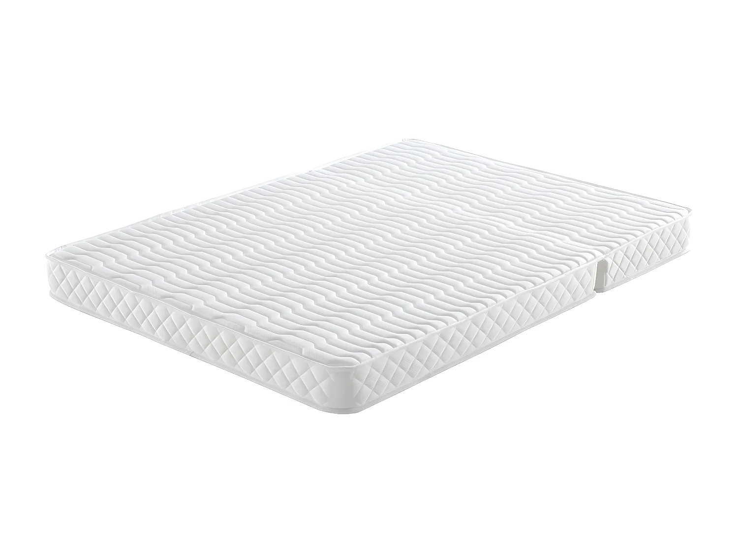 Matelas 120x190 cm Ferme pour Tous Bz x 15 cm + Oreiller Visco - Ressorts ensaches + memoire de Forme - Dim Assise 60 cm