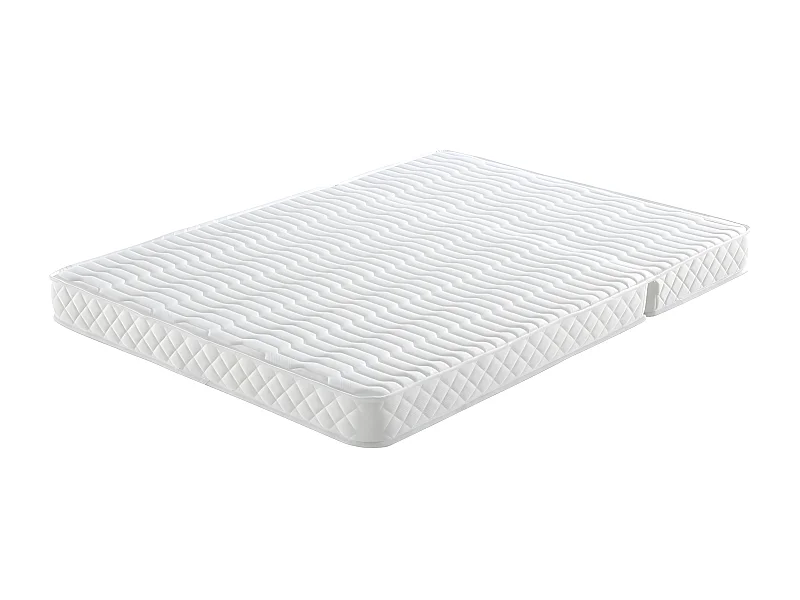 Provence Literie Matelas 140x190 cm Mi-Ferme pour Tous Bz + Alese x 16 cm Ressorts Premium + memoire de Forme - Dim Assi