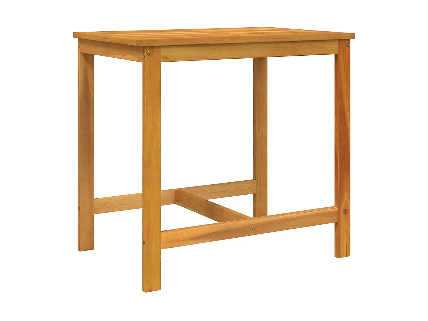 Ensemble de balcon 3 pièces bois d'acacia solide