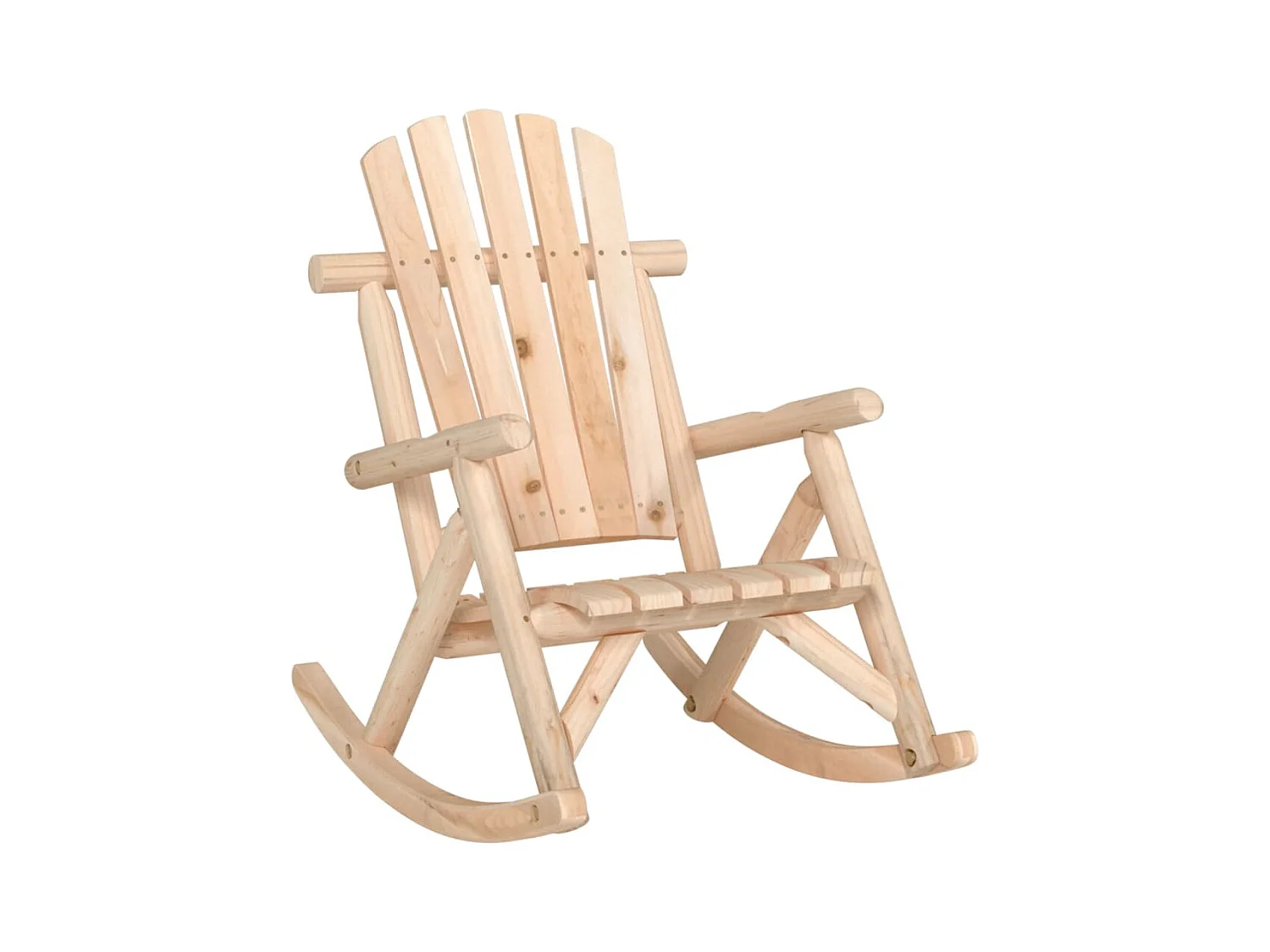 5 peças conjunto lounge de jardim madeira de abeto maciça