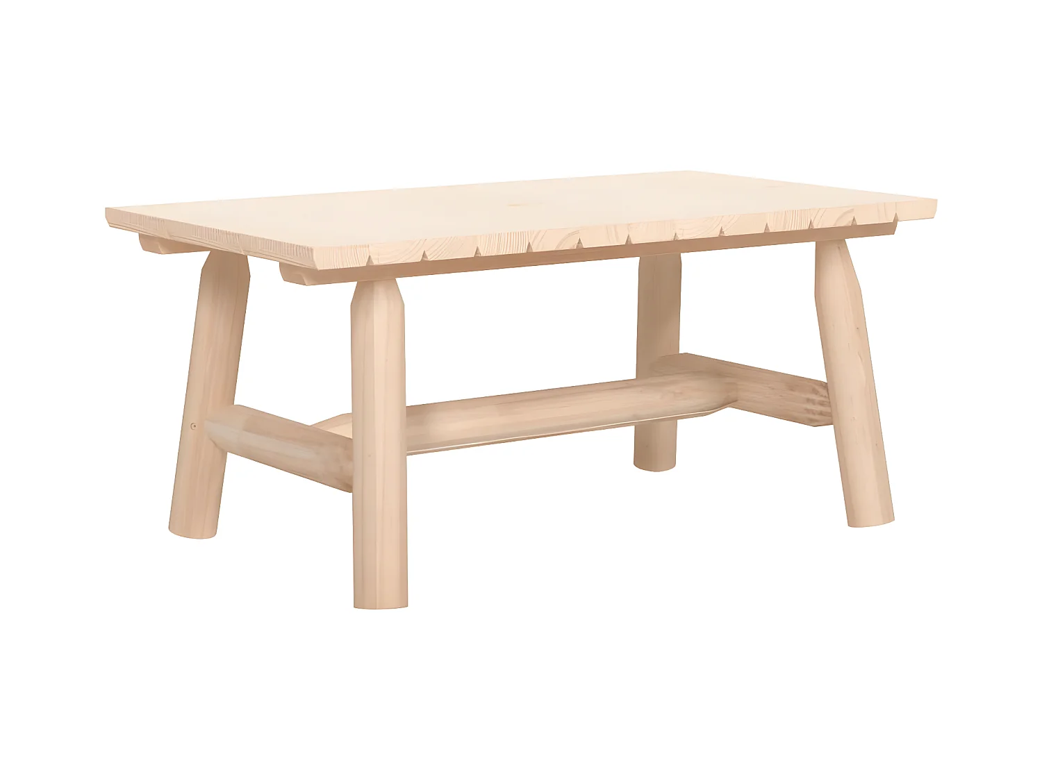 5 peças conjunto lounge de jardim madeira de abeto maciça