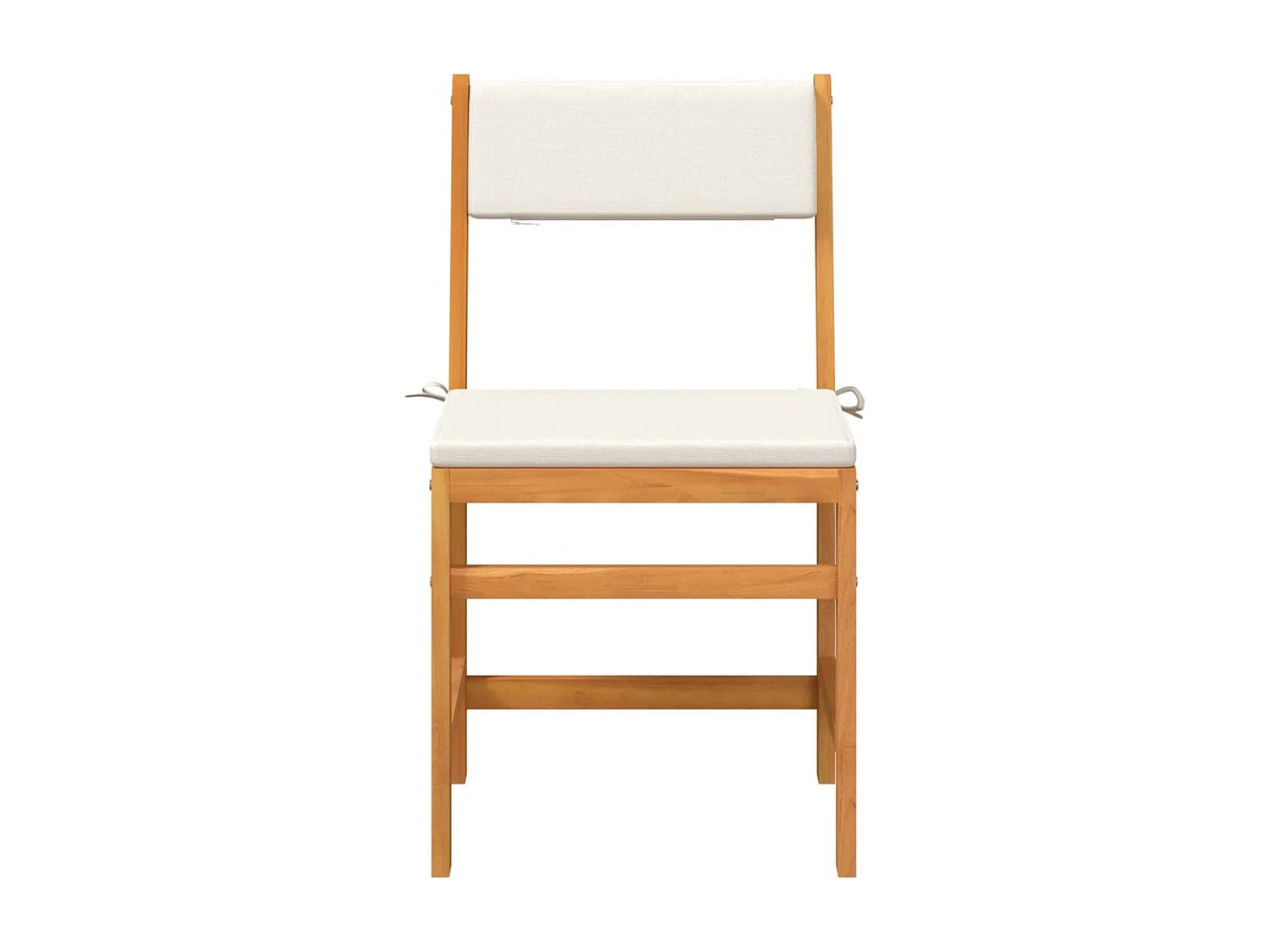 Ensemble de balcon avec coussins 3 pièces bois massif d'acacia