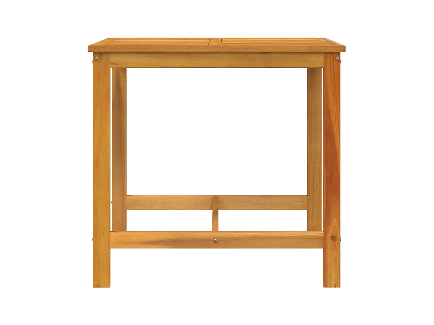 Ensemble de balcon avec coussins 3 pièces bois massif d'acacia