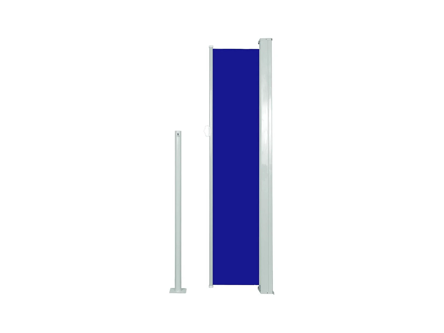 Auvent latéral rétractable 140 x 300 cm Bleu