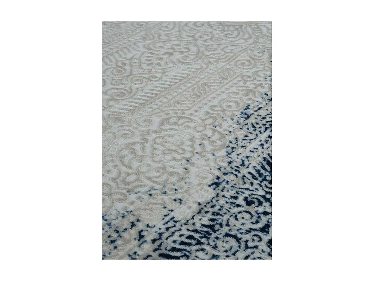 Tapis lavable oriental - ISTANBUL 08 Bleu 200*290