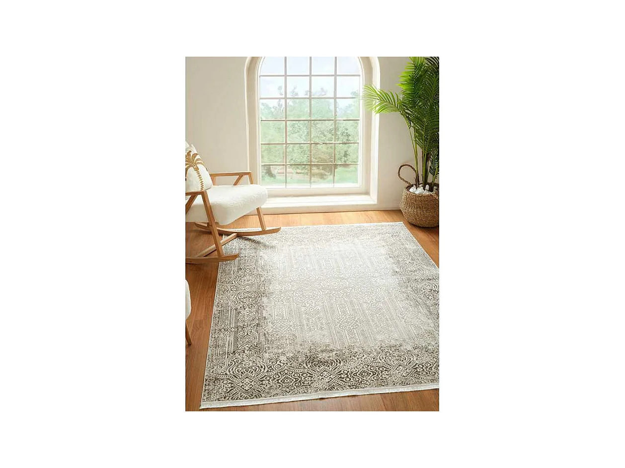 Tapis lavable oriental - ISTANBUL 08 Taupe 200*290