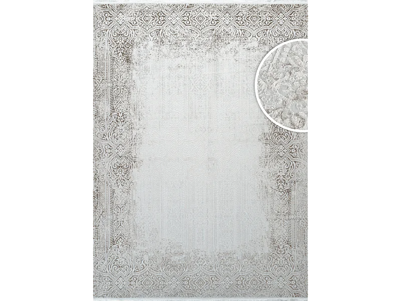 Tapis lavable oriental - ISTANBUL 08 Taupe 200*290