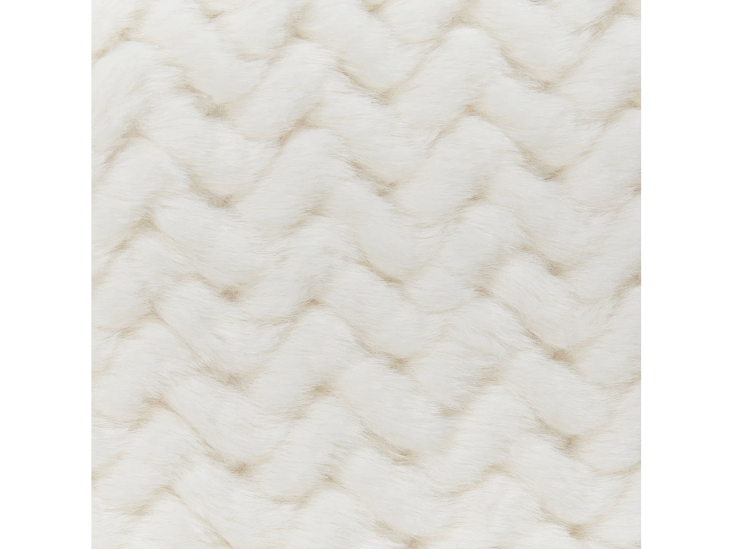 Piumone SURMI Finta pelliccia 150 x 200 cm Bianco sporco