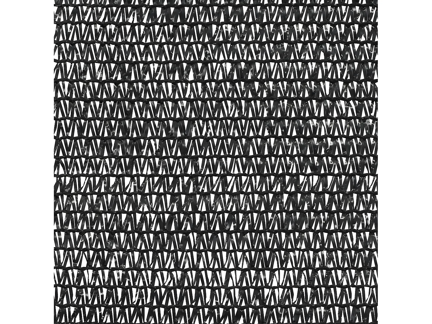 Filet brise-vue Noir 1,8x25 m PEHD 75 g/m²