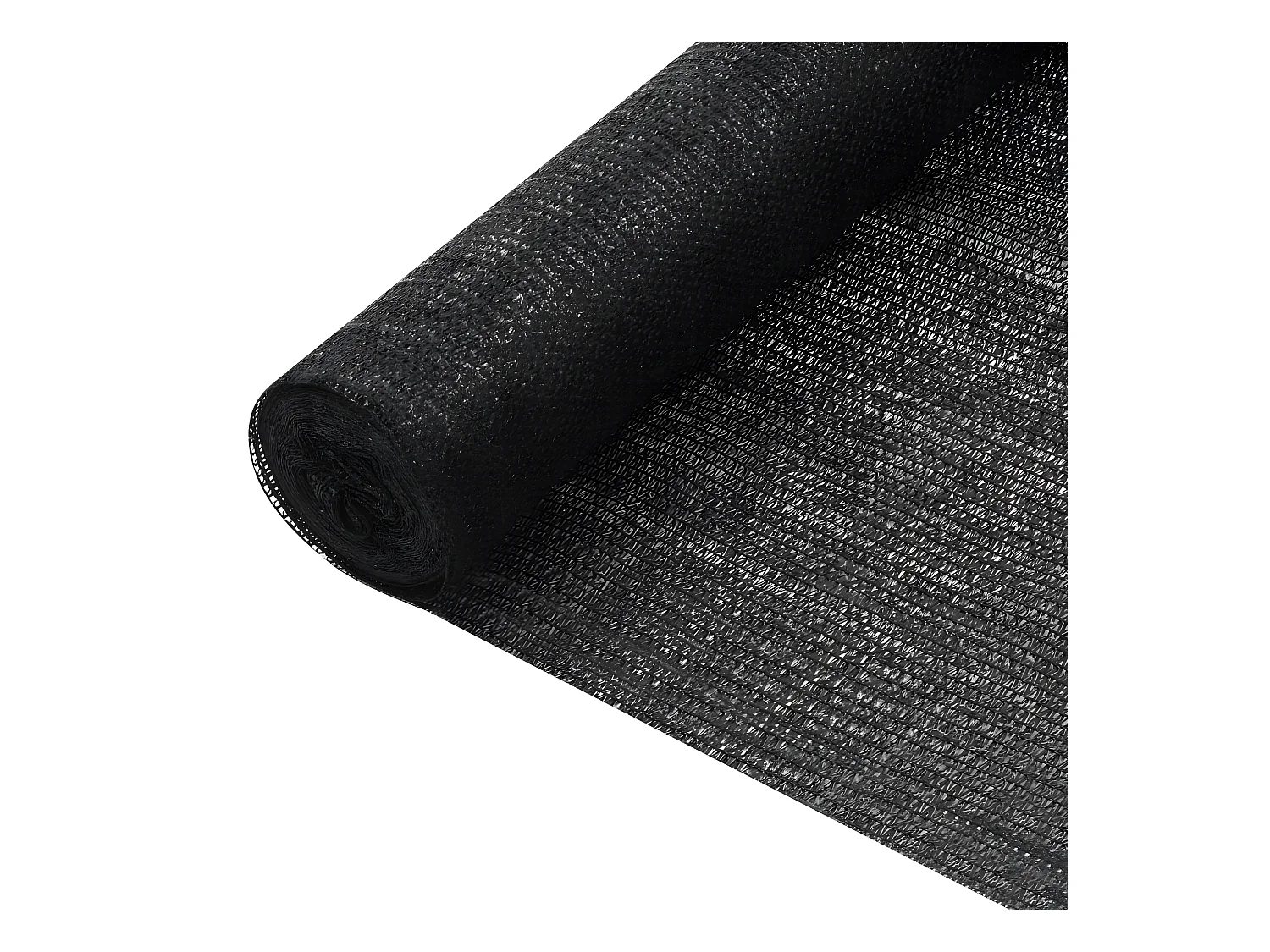 Filet brise-vue Noir 1,8x25 m PEHD 75 g/m²
