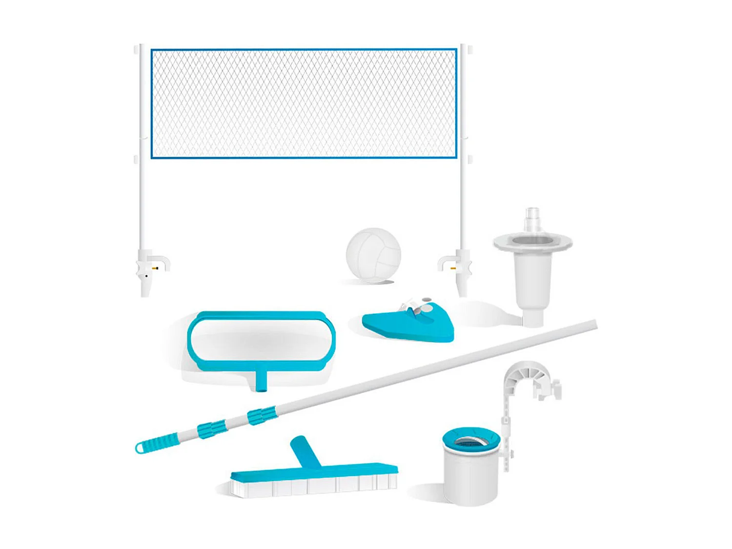 Piscina fuori terra Intex 26378 ex 26376 Ultra Xtr Frame rettangolare volley 975x488x132