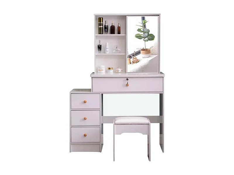 Postazione trucco con specchio scorrevole moderno Berry