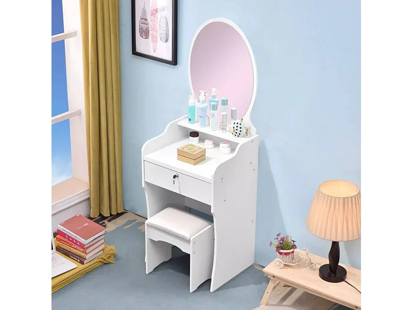 Postazione trucco coiffeuse con specchio design moderno Witherspoon