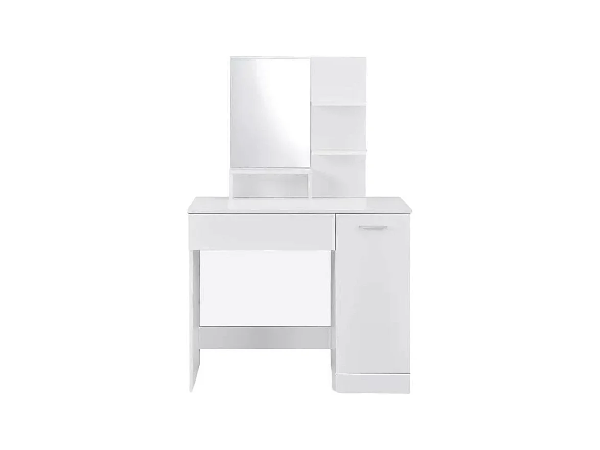 Coiffeuse table de maquillage avec tiroir et miroir moderne SALLY
