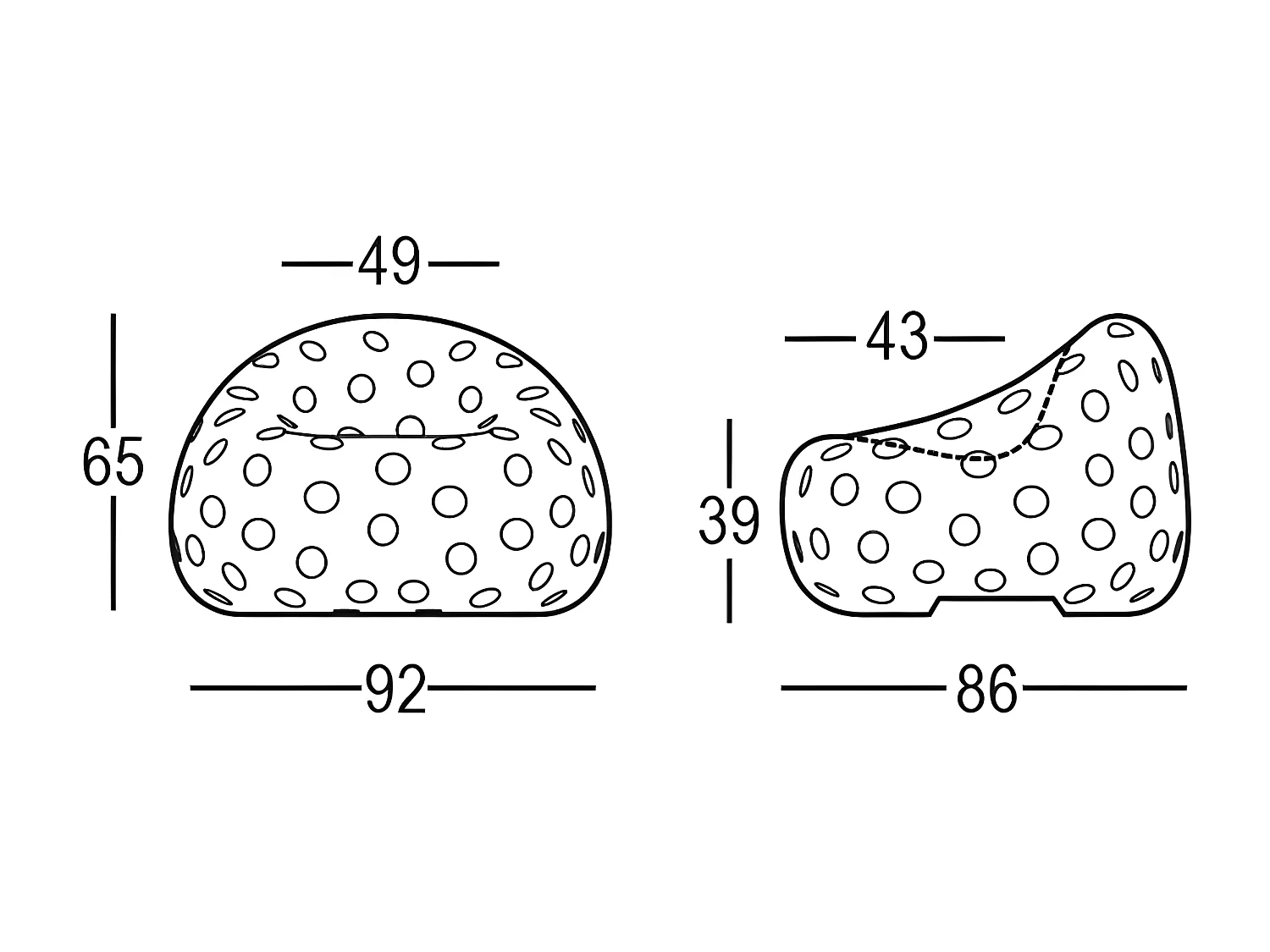 Fauteuil de jardin plein air moderne cool confort BREEZE