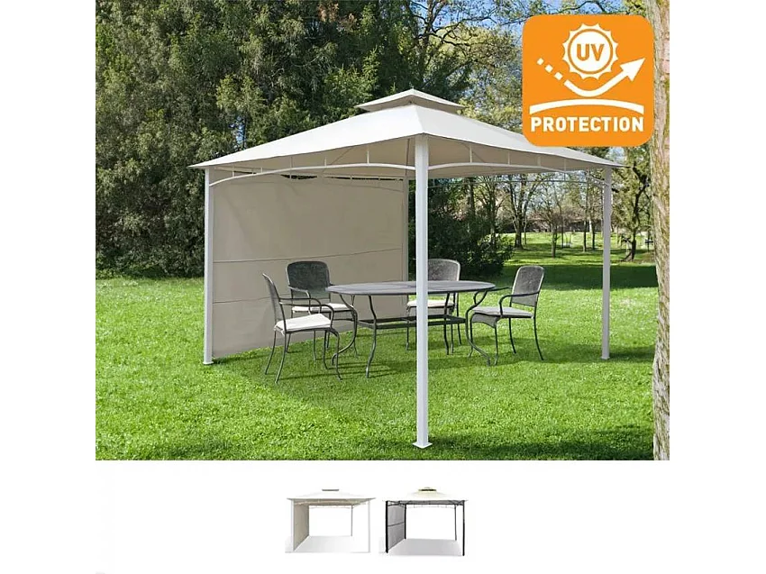 Tonnelle de jardin terrasse et bar avec ouverture anti-UV FOYER