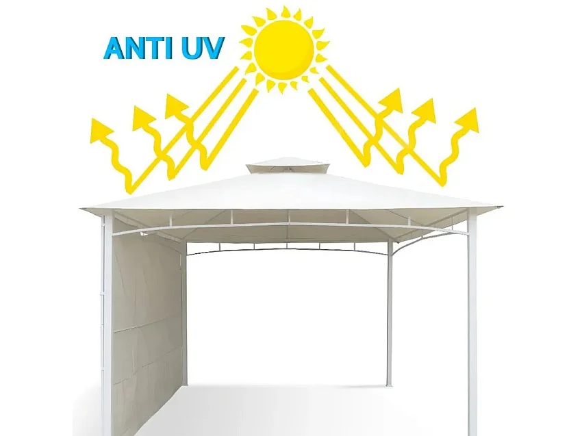 Tonnelle de jardin terrasse et bar avec ouverture anti-UV FOYER