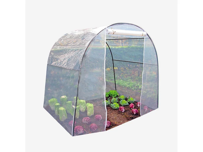 Serra da giardino tunnel 200x150xh180cm telo PVC piante fiori LinaM