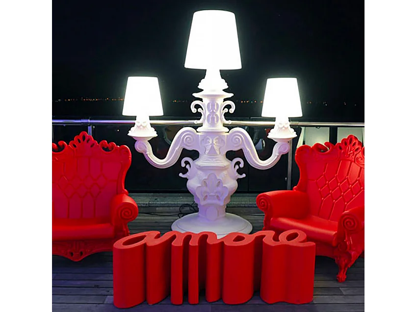 Banc design love amour intérieur et extérieur AMORE