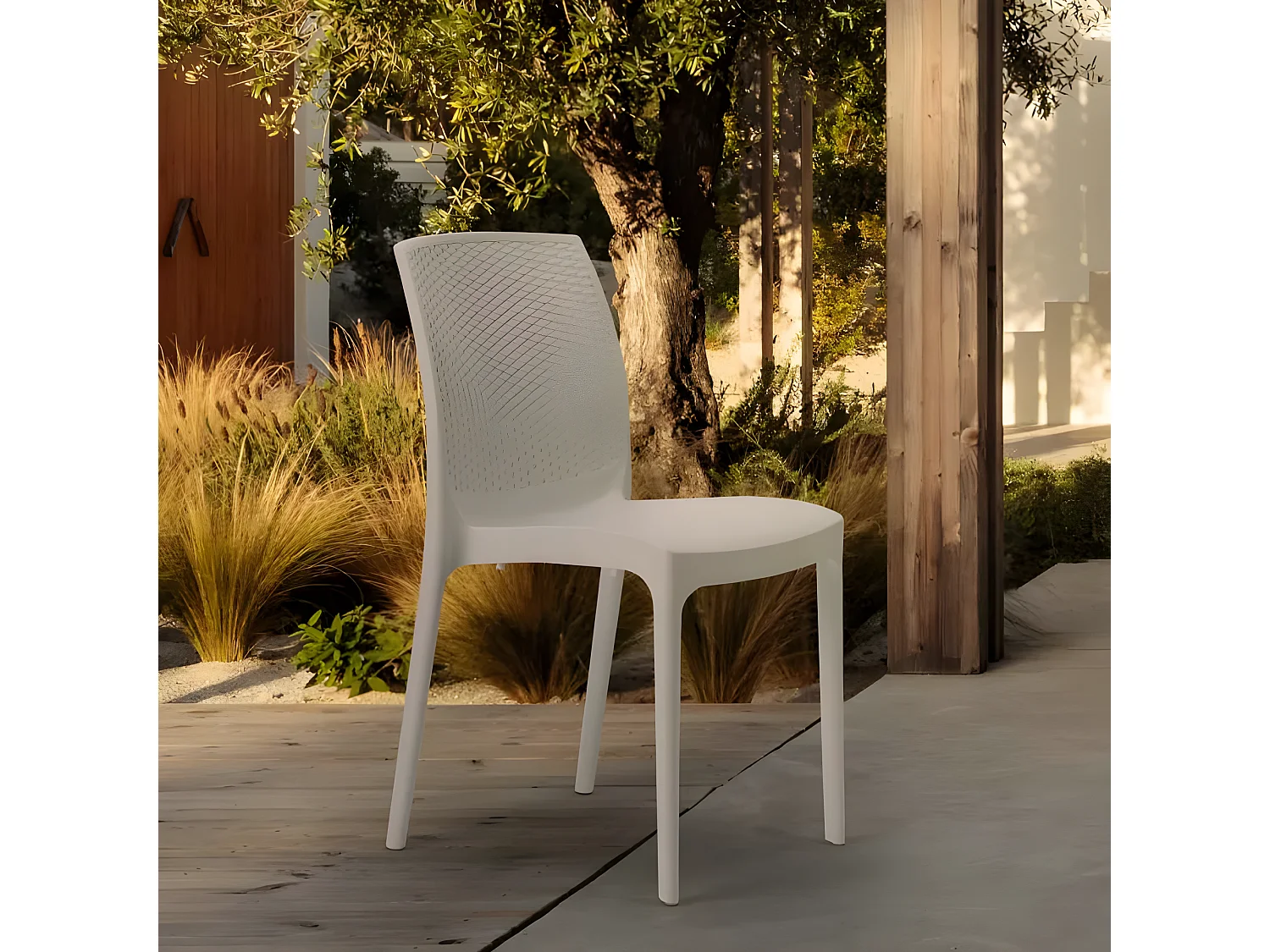 Stühle Küchenstuhl Esstischstuhl Esszimmerstuhl Boheme Grand Soleil - Weiß