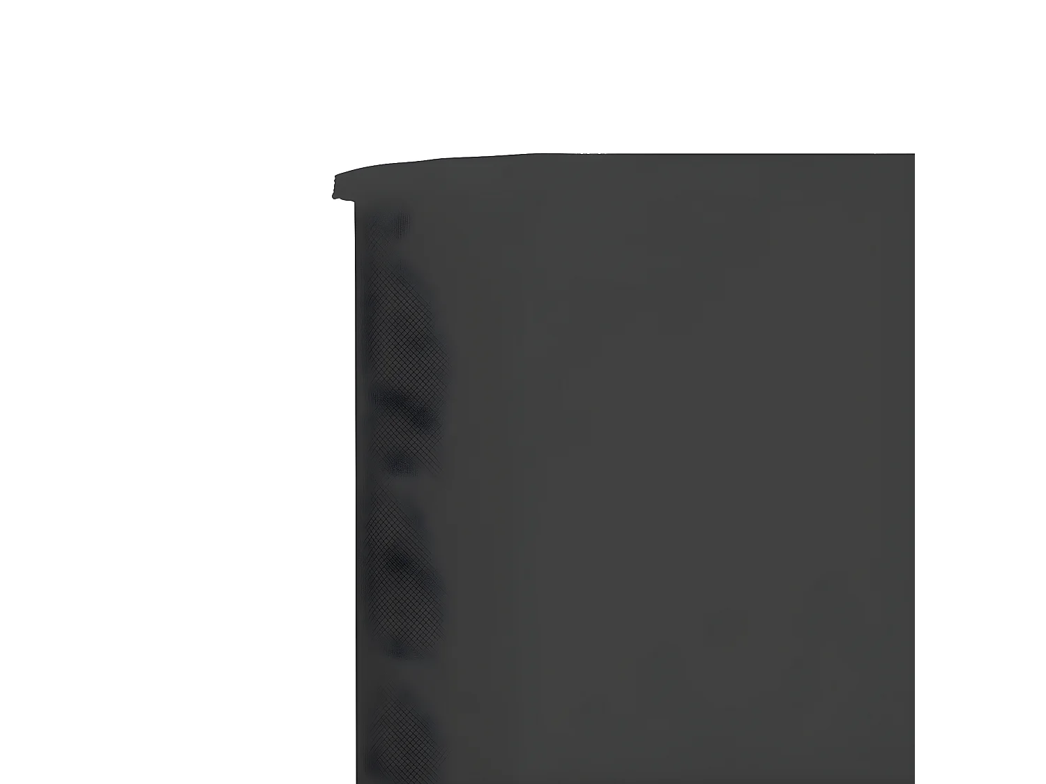 Paravent 6 panneaux Tissu 800 x 160 cm Anthracite