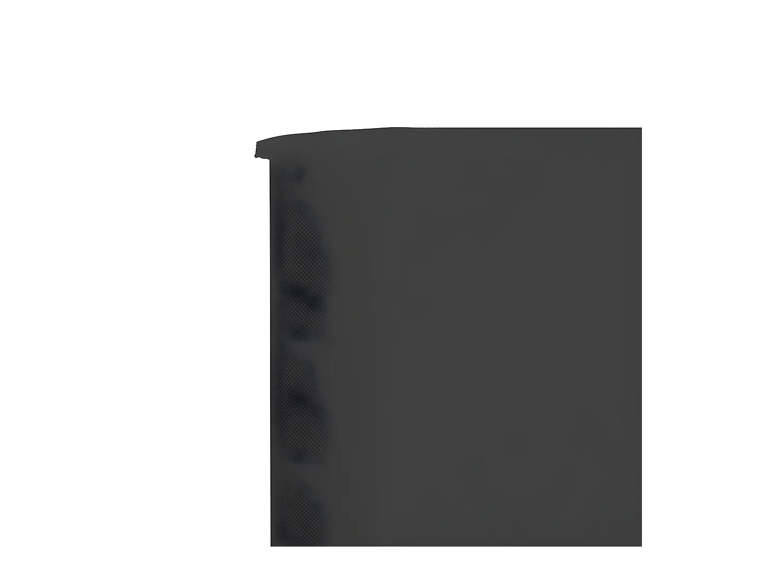 Paravent 6 panneaux Tissu 800 x 160 cm Anthracite