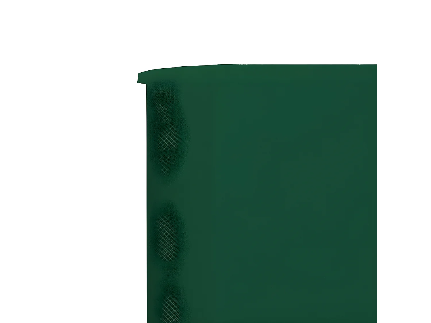 Para-vento com 3 painéis em tecido 400x120 cm verde
