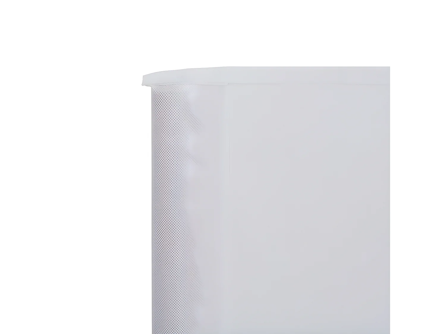 Paravent 6 panneaux Tissu 800 x 120 cm Blanc sable