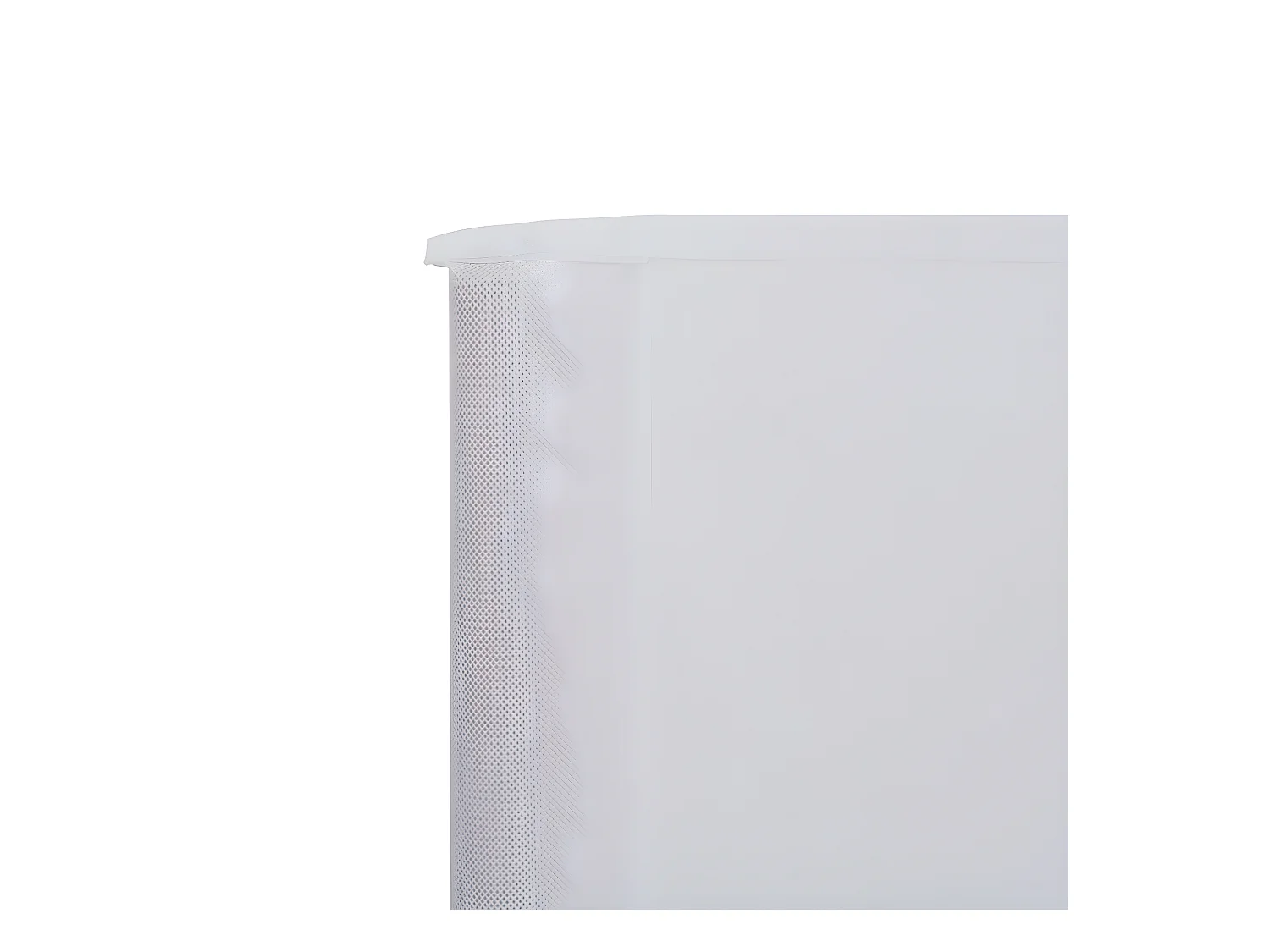 Paravent 6 panneaux Tissu 800 x 120 cm Blanc sable