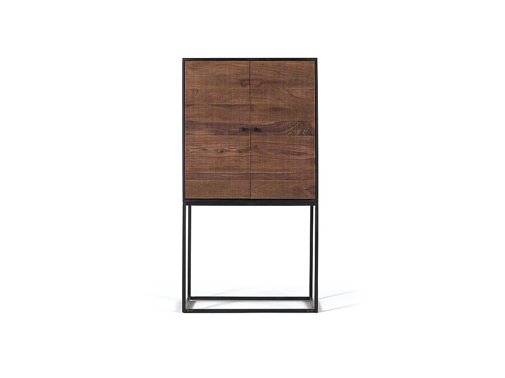 Buffet en palissandre et bois de manguier, 80 cm, style rustique moderne - 150 x 80 x 45
