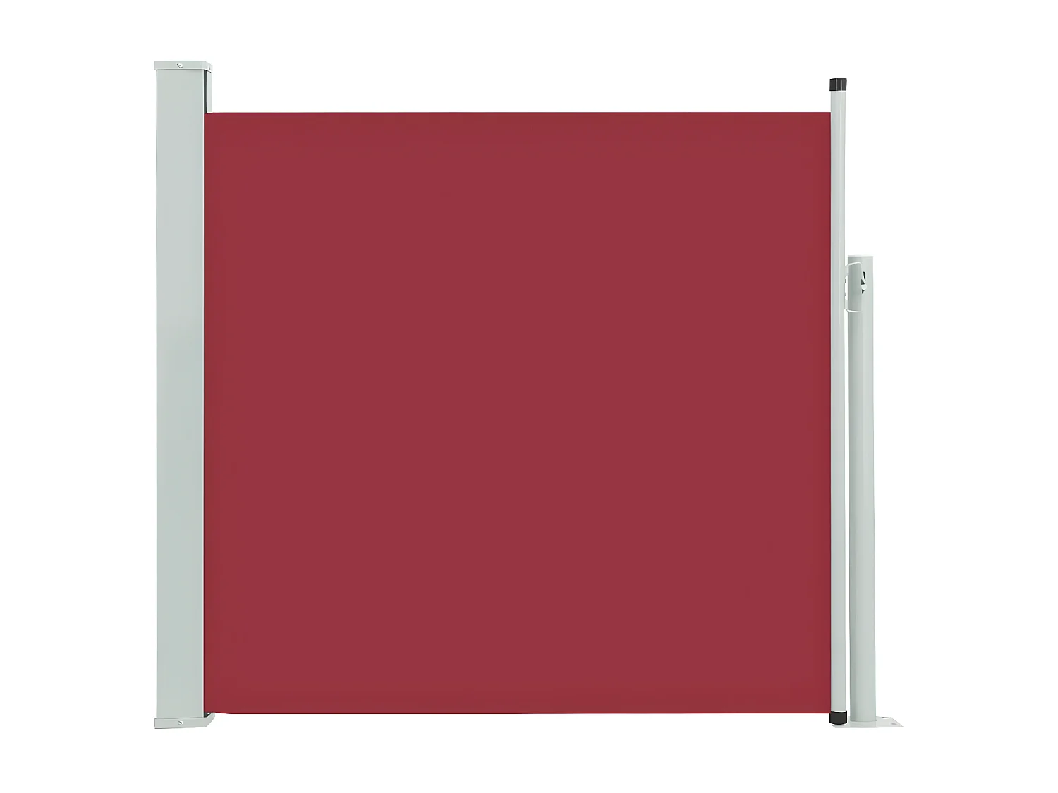 Auvent latéral rétractable de patio 170x300 cm Rouge