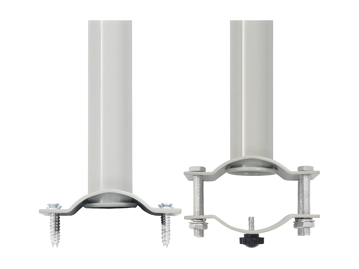 Auvent latéral rétractable de patio 100 x 300 cm Gris