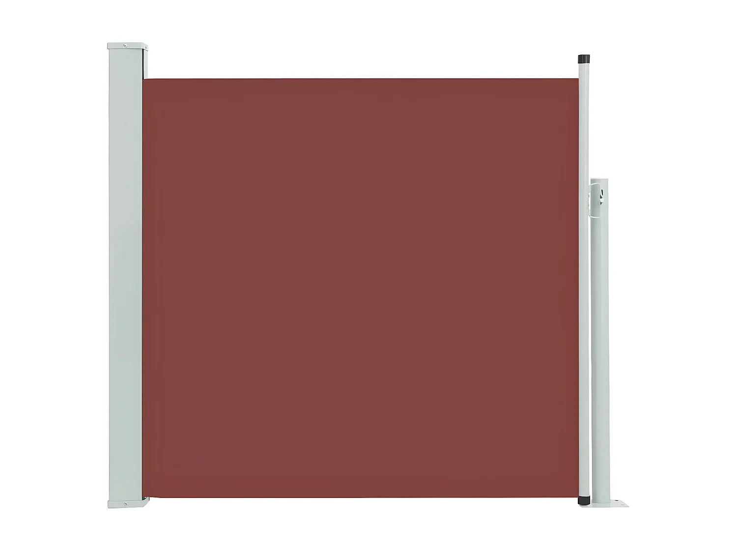 Auvent latéral rétractable de patio 170x300 cm Marron