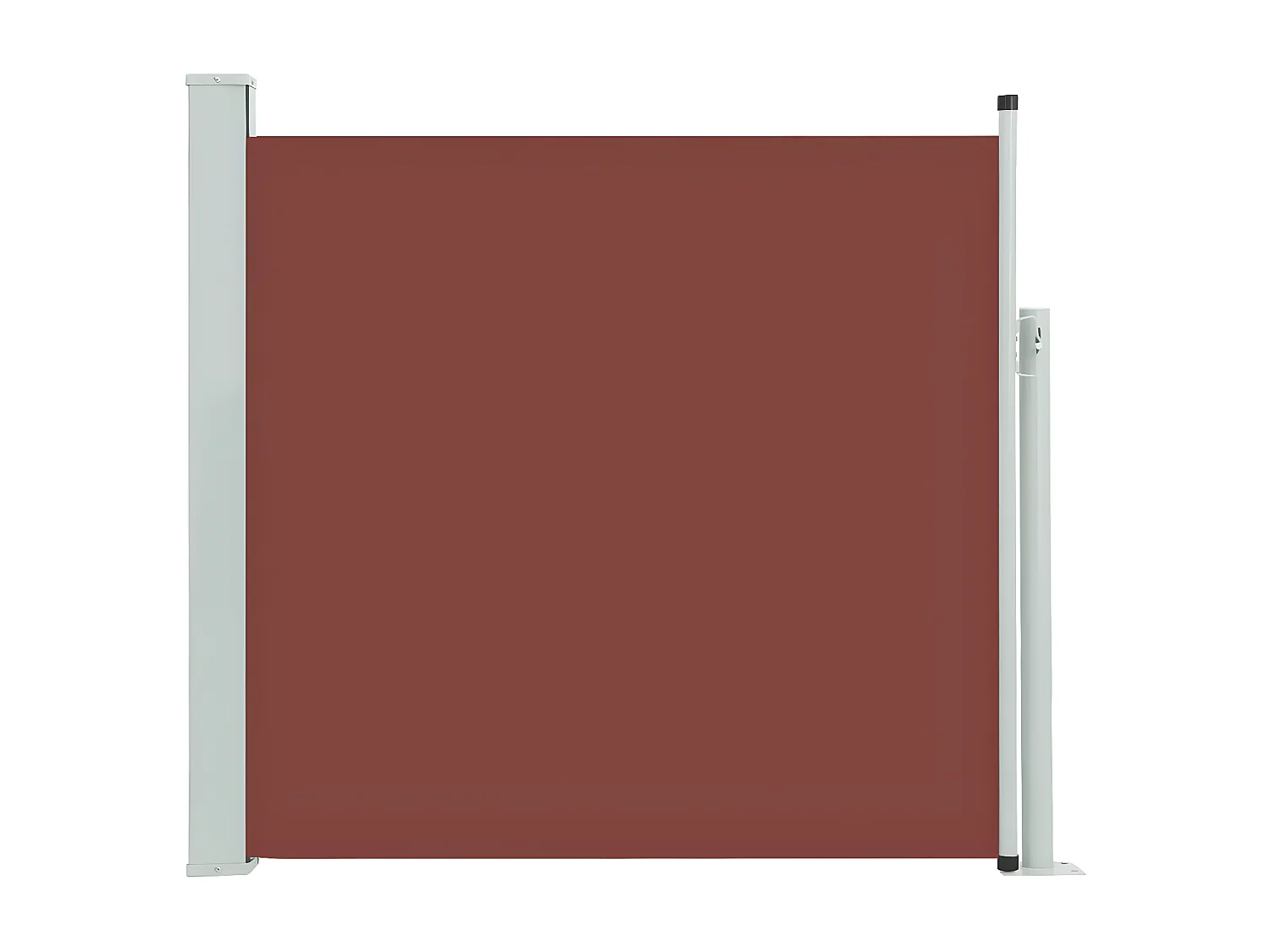 Auvent latéral rétractable de patio 170x300 cm Marron