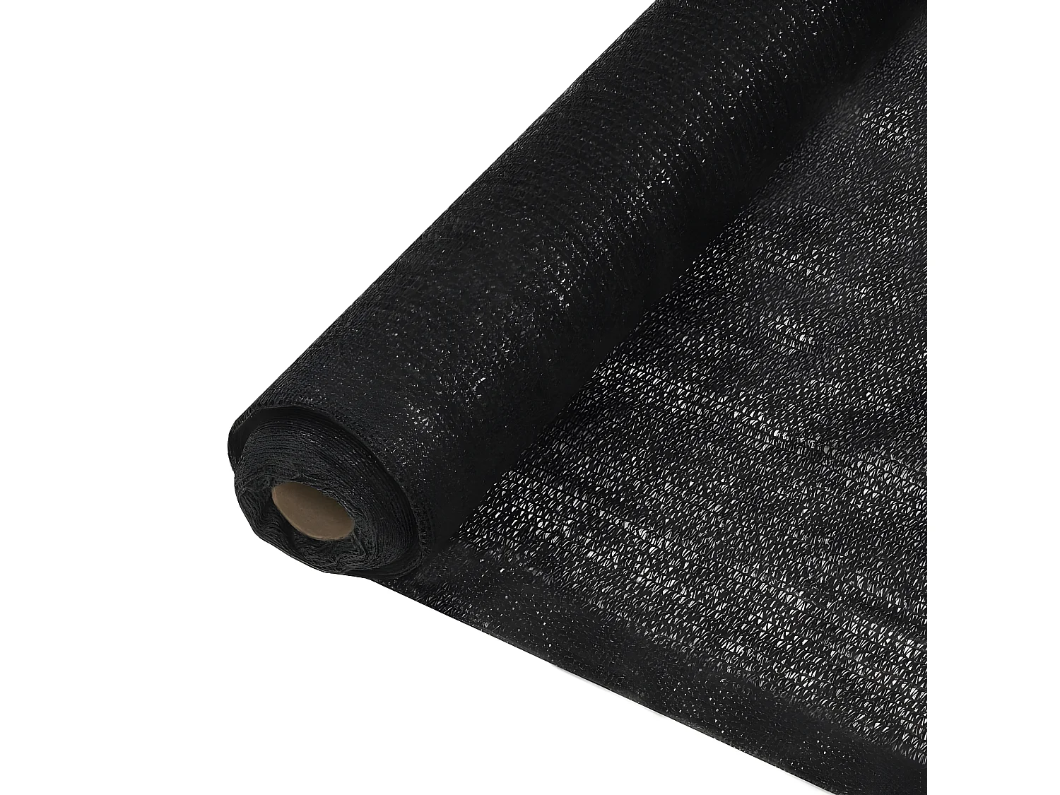 Filet brise-vue PEHD 1 x 25 m Noir