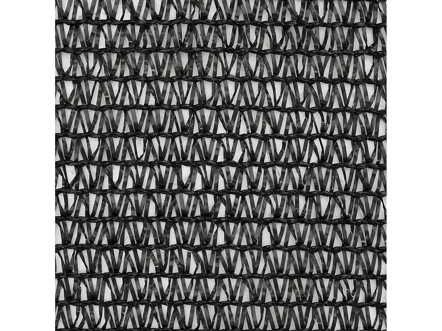 Filet brise-vue PEHD 1 x 25 m Noir