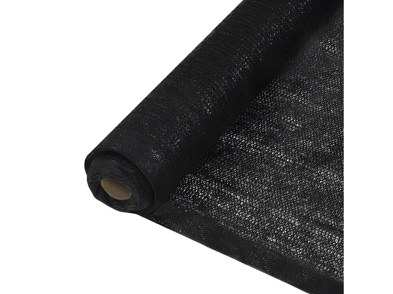 Filet brise-vue PEHD 2 x 25 m Noir