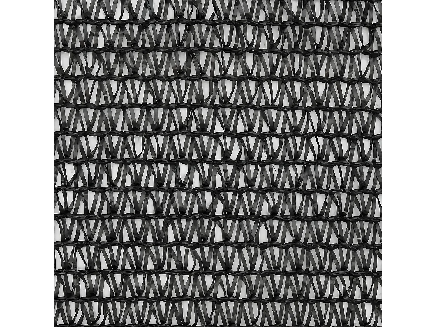 Filet brise-vue PEHD 2 x 25 m Noir