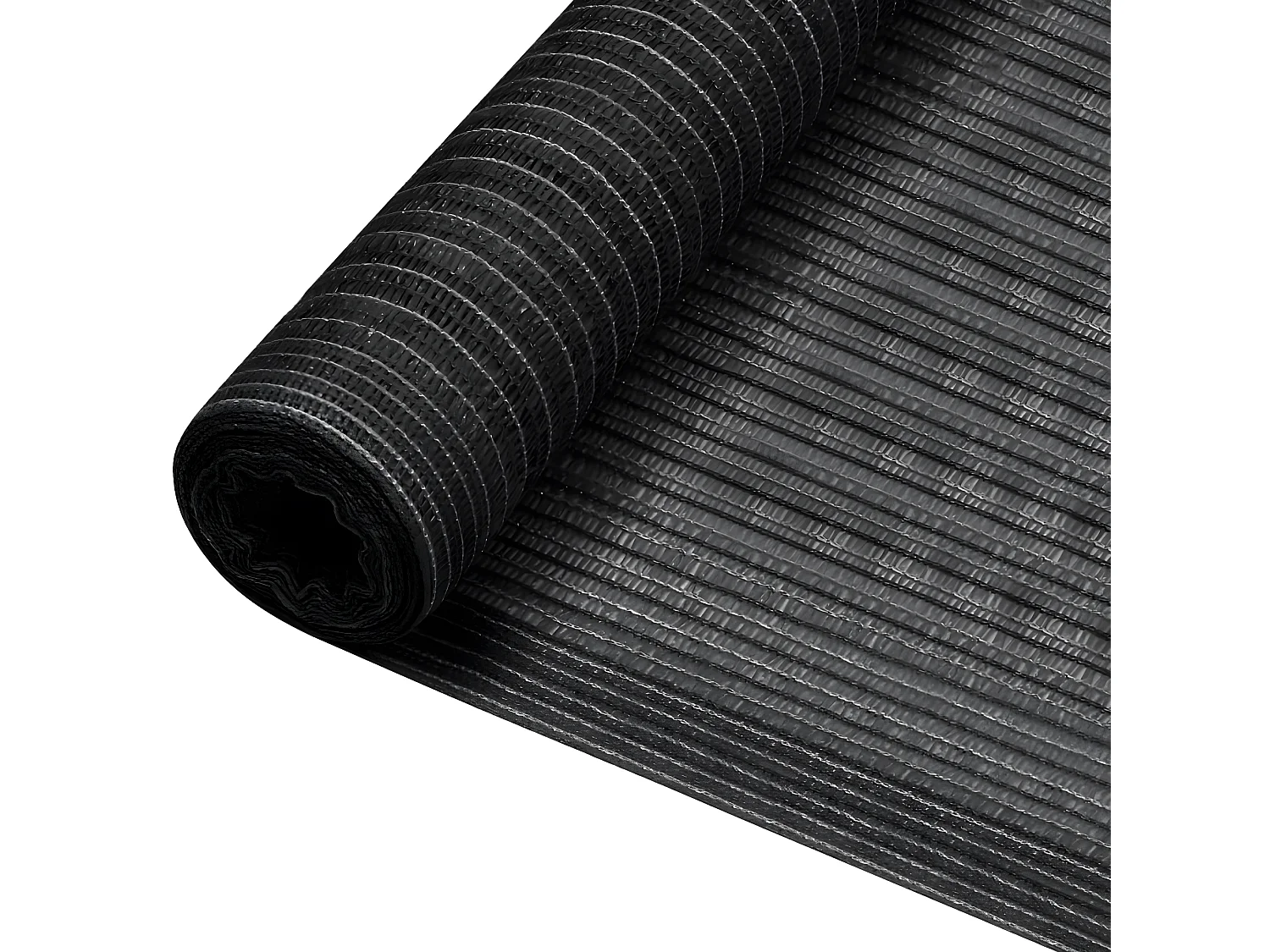 Filet brise-vue Anthracite 1x10 m PEHD 75 g/m²
