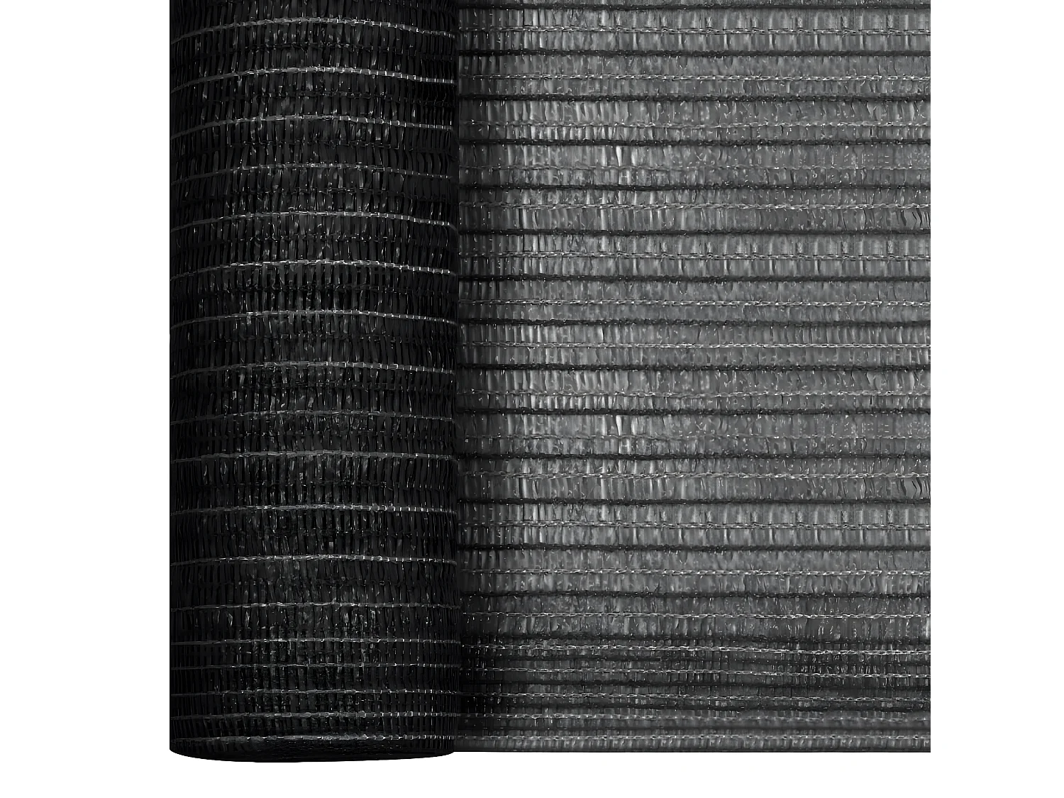 Filet brise-vue Anthracite 1x10 m PEHD 75 g/m²