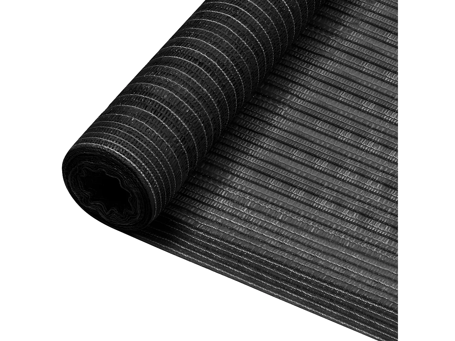 Filet brise-vue Anthracite 1x25 m PEHD 195 g/m²