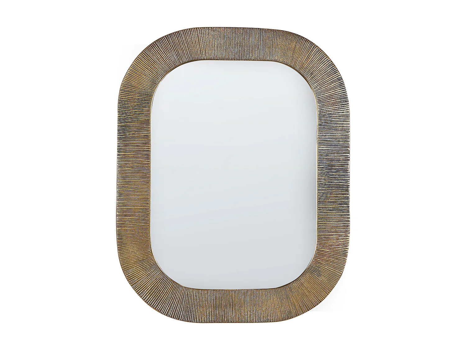 Lustro ścienne SANKOSZ 54 cm 68 cm Metal Złoty