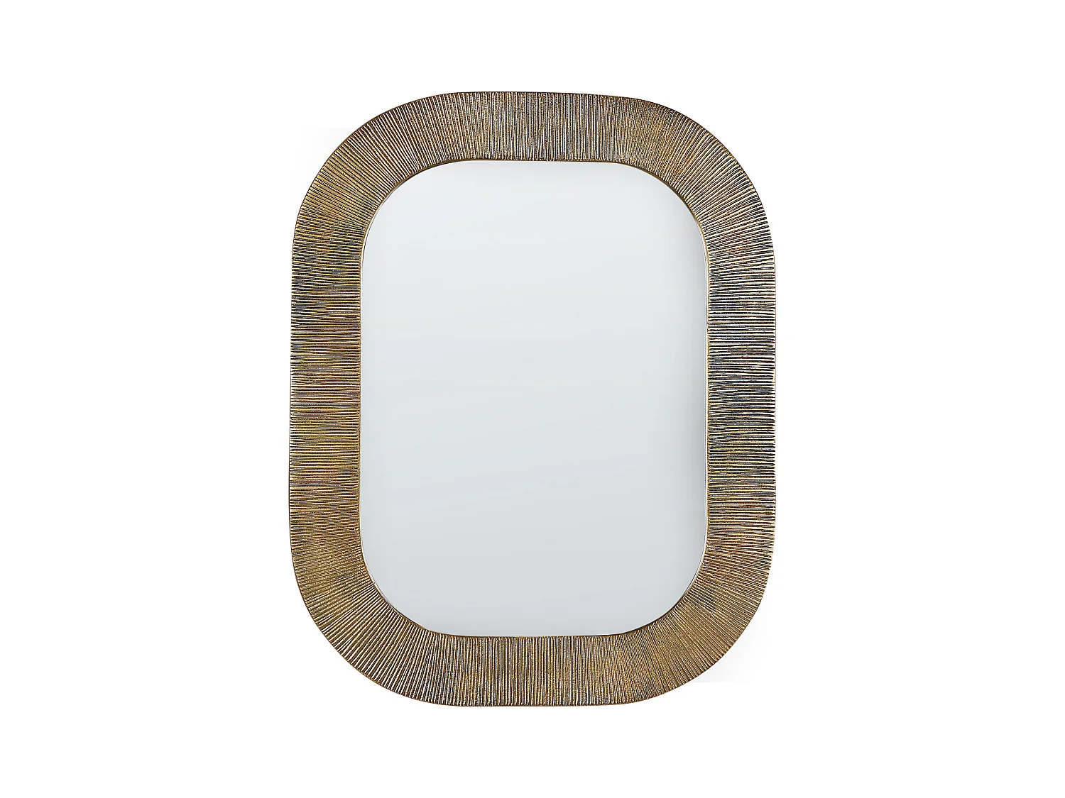 Miroir SANKOSZ 54 cm 68 cm Métal Doré