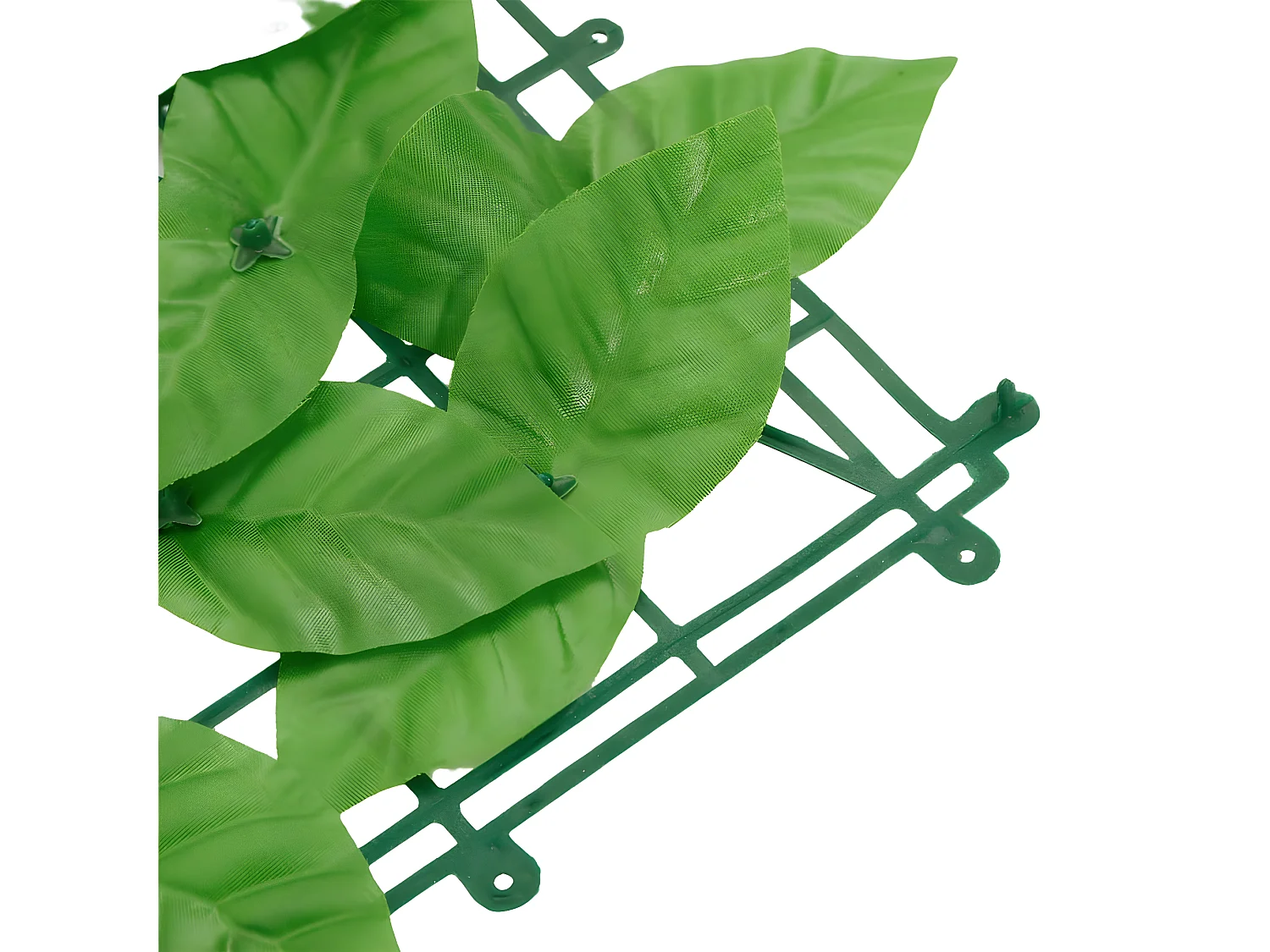Brise-vue de balcon avec feuilles vert 300x150 cm