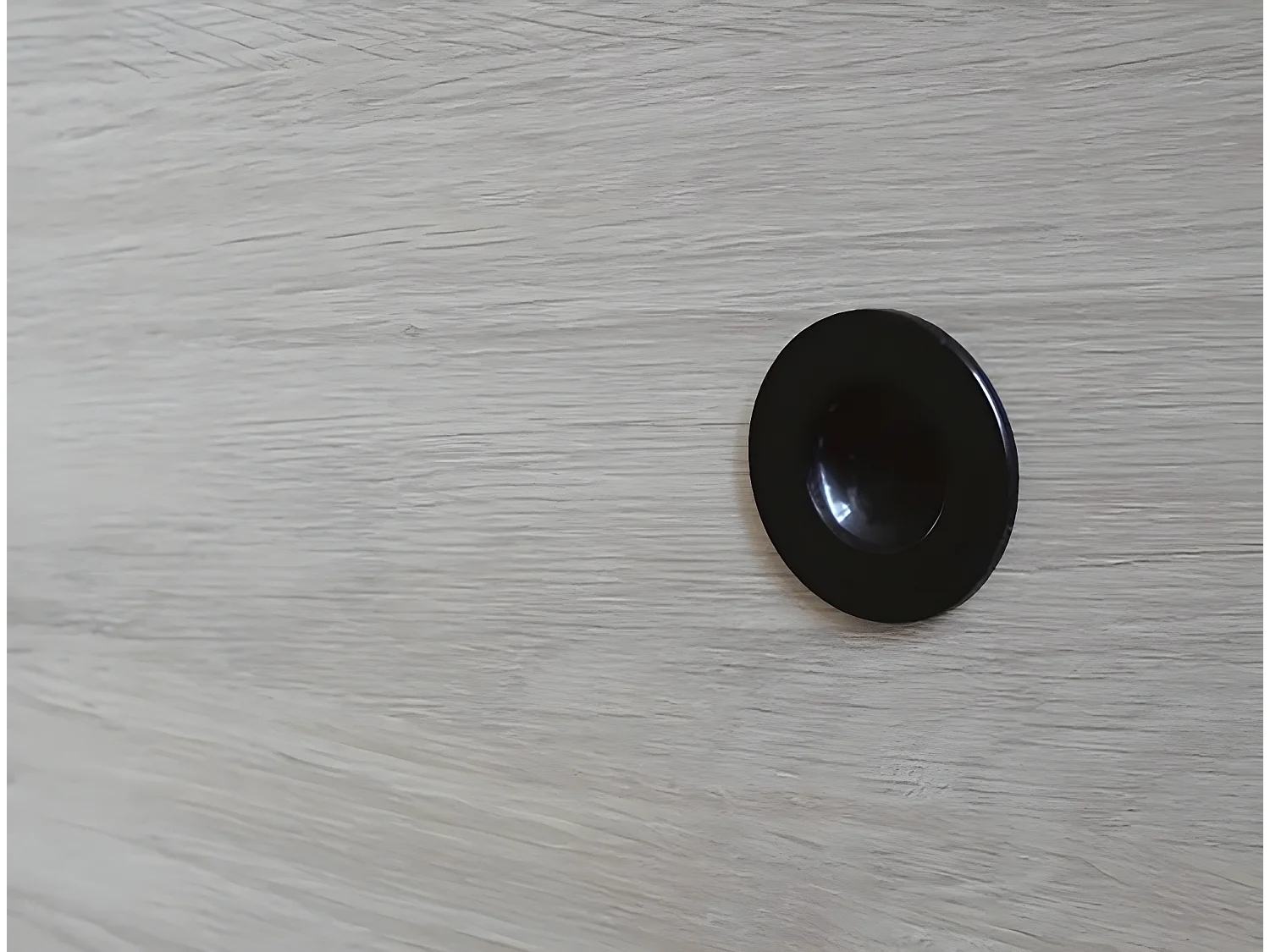 Aparador 2 puertas color efecto madera - Altura 87 x Longitud 120 x Profundidad 40 cm