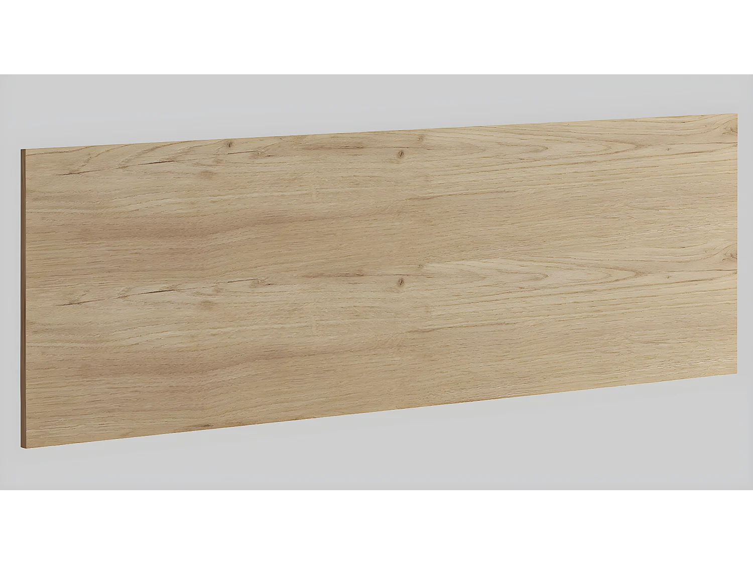 Cabecero adulto color Roble dorado - Altura 50 x Longitud 160 x Profundidad 1.6 cm