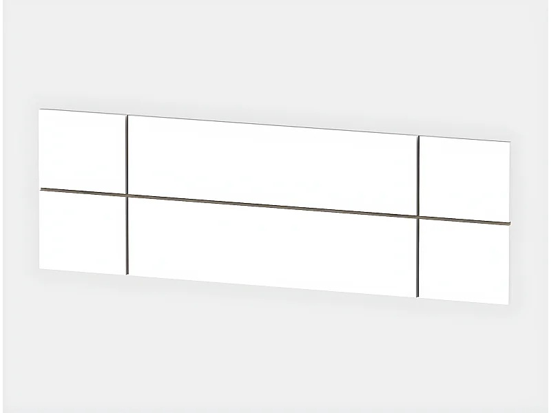 Cabecero adulto color Blanco / Cambrian - Altura 50 x Longitud 160 x Profundidad 3.2 cm