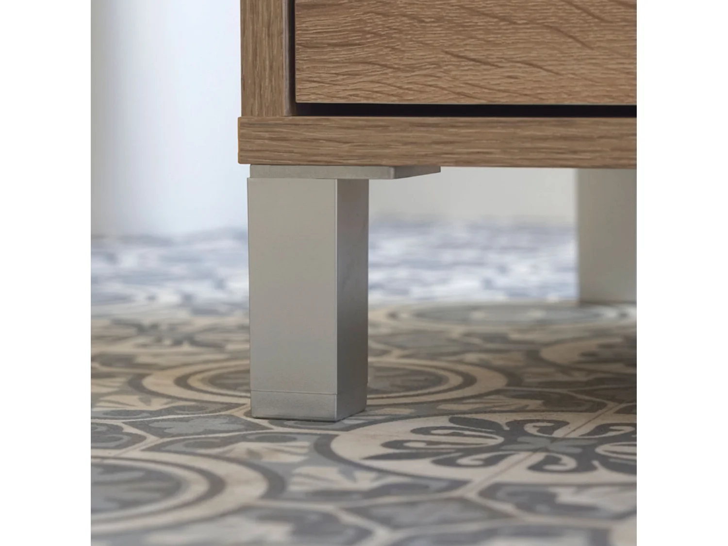 Mueble de Baño con 3 puertas color Roble Cambrian - Altura 88 x Longitud 81 x Profundidad 47 cm